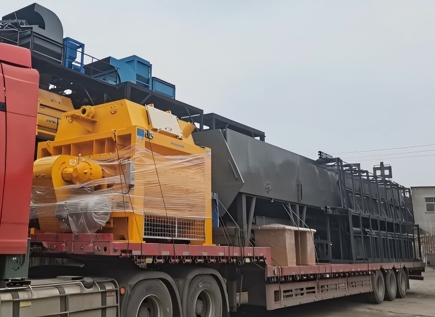 HZS120型混凝土搅拌站发往湖北