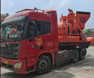 JZM500混凝土搅拌机发往广西