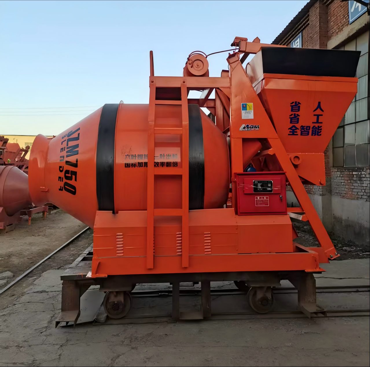 JZM750搅拌机发往甘肃