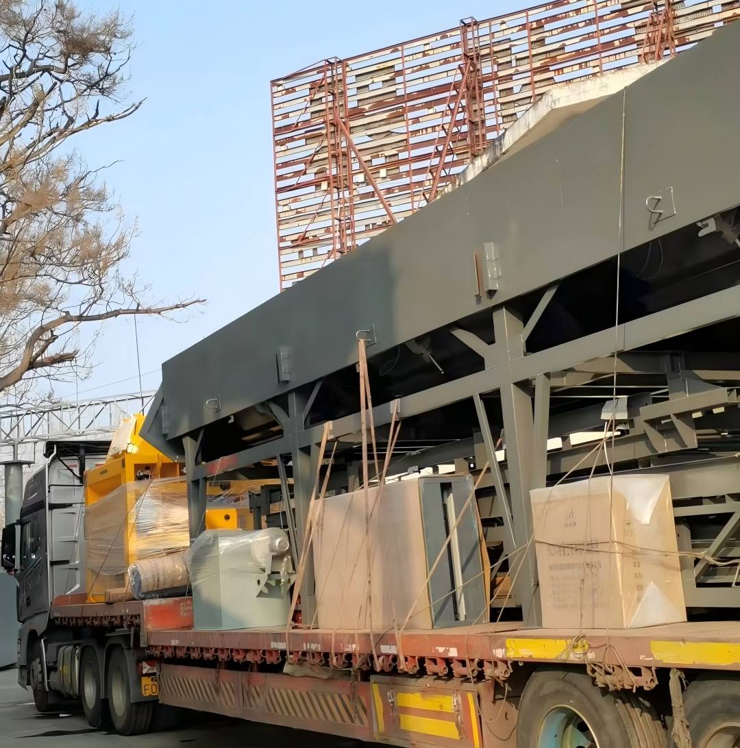 HZS120型混凝土搅拌站发往周口