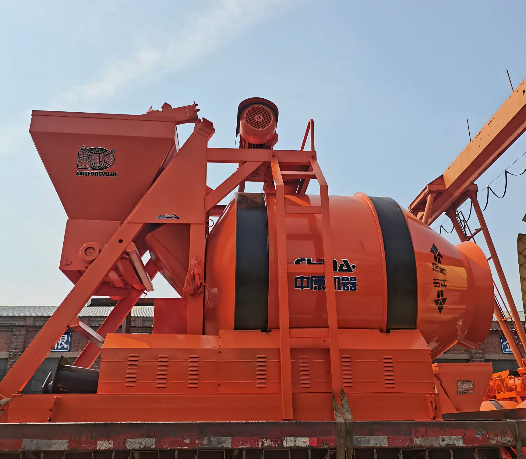 JZM1000搅拌机发往甘肃